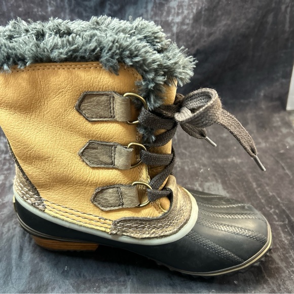 Sorel Leather Duck Boots Waterproof NL1890-160 Womens Size 5.5 / EXCELLENT - Picture 9 of 12